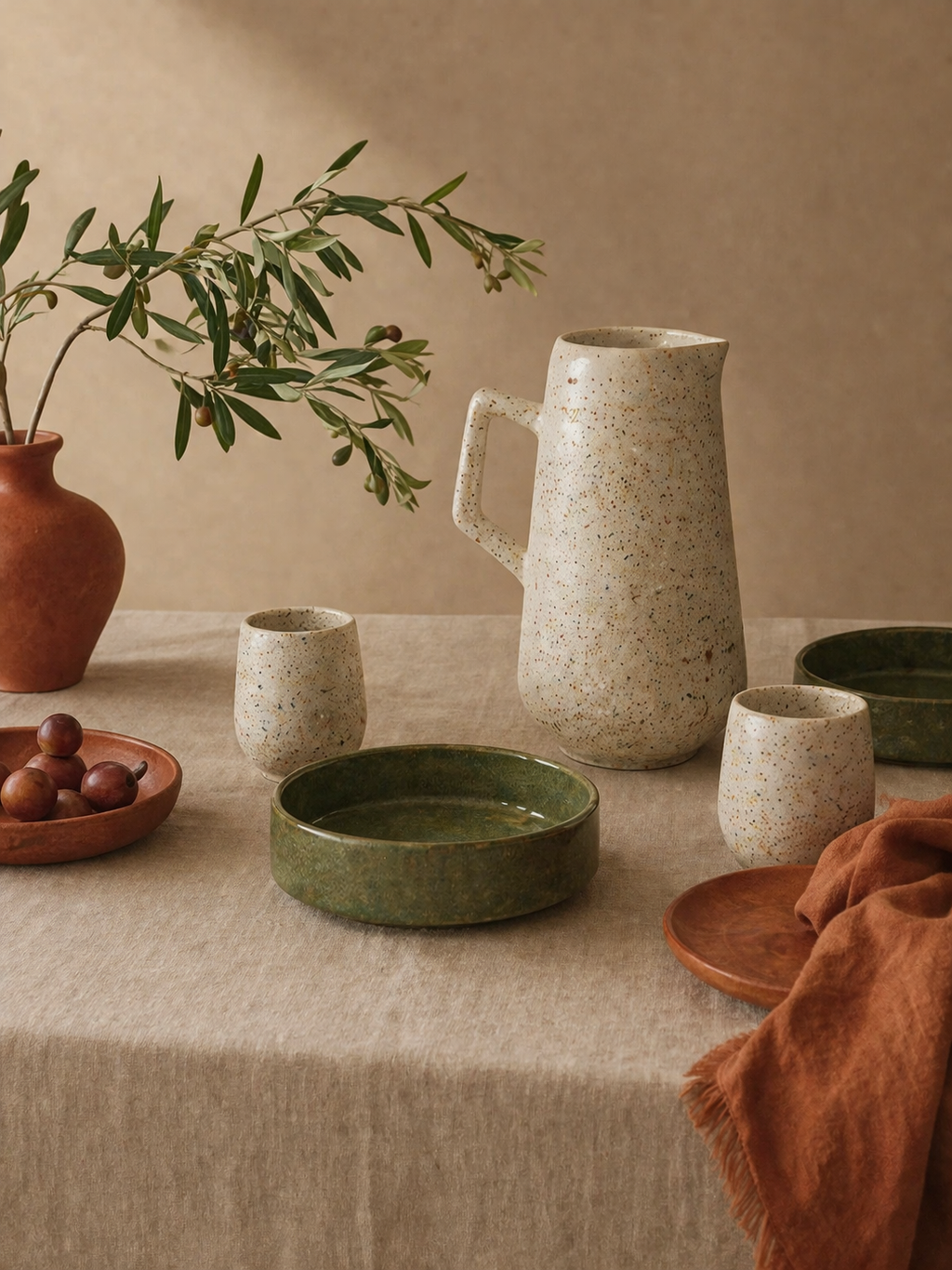 Carafe Riva Blanc Terrazzo